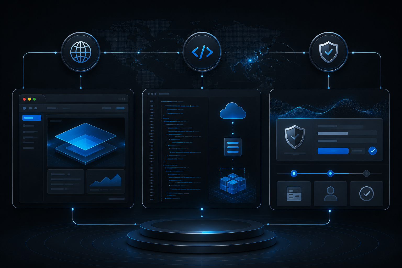 Claude 国内使用的镜像站、API 和官网三种路线示意图