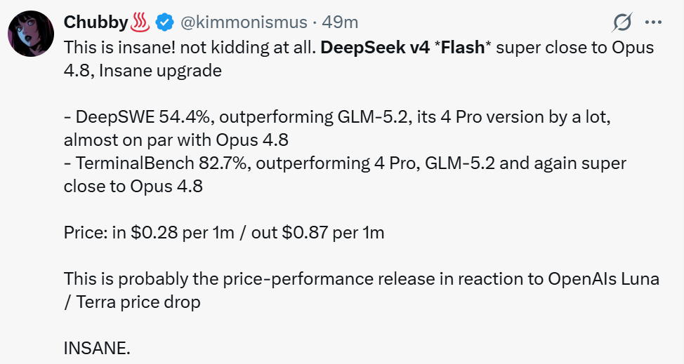 DeepSeek V4 Flash 代码任务测试结果